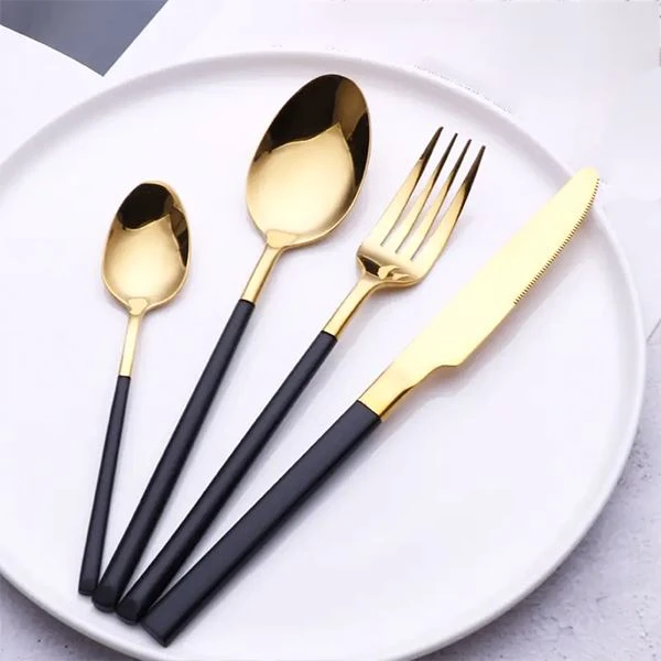 Bộ đồ ăn bằng thép không gỉ phủ PVD
