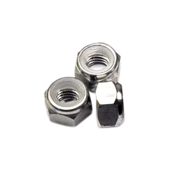 Đai ốc lục giác tự khóa bằng titan nylon