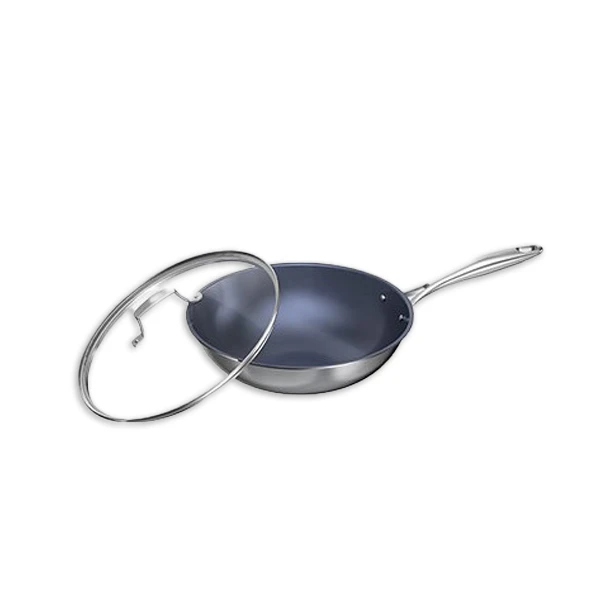 Chảo ba kim loại Titanium 34cm